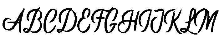 Minorica Script Regular Font UPPERCASE