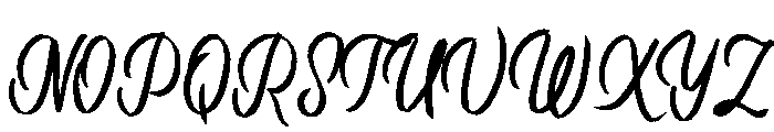 Minorica Script Regular Font UPPERCASE