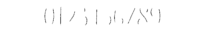 Minorica Serif Line Font OTHER CHARS