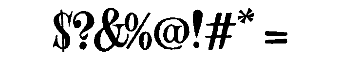 Minorica Serif Regular Font OTHER CHARS
