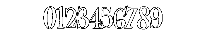 Minorica Serif Stroke Font OTHER CHARS