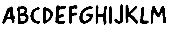 Minute Regular Font UPPERCASE