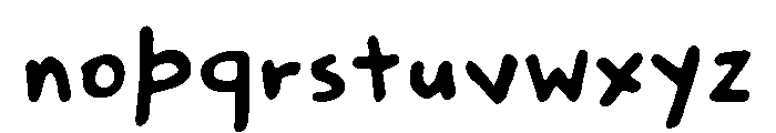 Minute Regular Font LOWERCASE