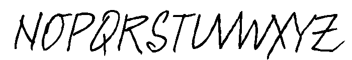 Miss AmyLynn Regular Italic Font UPPERCASE