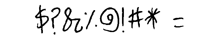 Miss AmyLynn Regular Font OTHER CHARS