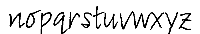 Miss AmyLynn Regular Font LOWERCASE