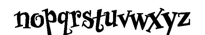 Mister Frisky Bold Font LOWERCASE