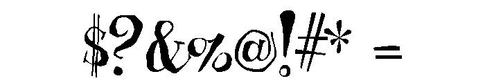 Mister Frisky Regular Font OTHER CHARS