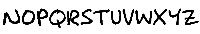 Mister Marker Regular Font UPPERCASE