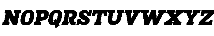 Mj. Marvel Black Italic Font UPPERCASE