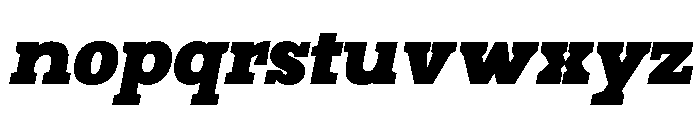 Mj. Marvel Black Italic Font LOWERCASE