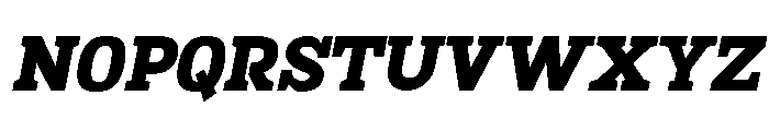 Mj. Marvel Extra Bold Italic Font UPPERCASE