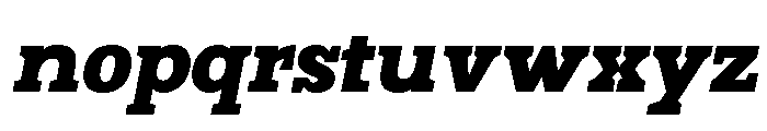 Mj. Marvel Extra Bold Italic Font LOWERCASE