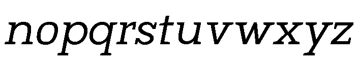 Mj. Marvel Light Italic Font LOWERCASE
