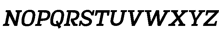 Mj. Marvel Medium Italic Font UPPERCASE