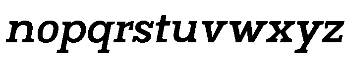 Mj. Marvel Medium Italic Font LOWERCASE