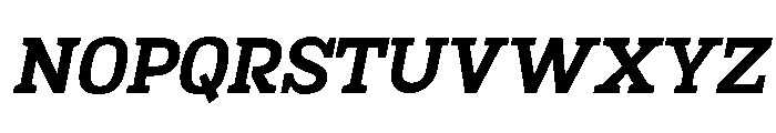 Mj. Marvel Semi Bold Italic Font UPPERCASE