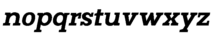 Mj. Marvel Semi Bold Italic Font LOWERCASE