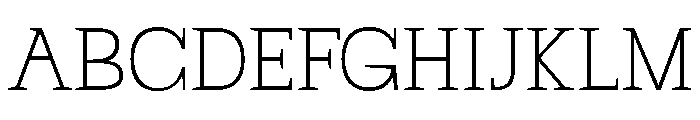 Mj. Marvel Thin Font UPPERCASE