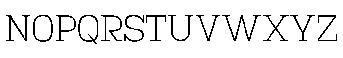 Mj. Marvel Thin Font UPPERCASE