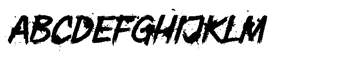 MJST Dexsar Brush Pro Regular Pro Splatter FONT