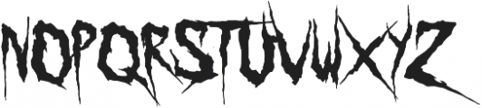 MKI Deathmetal ttf (400) Font UPPERCASE