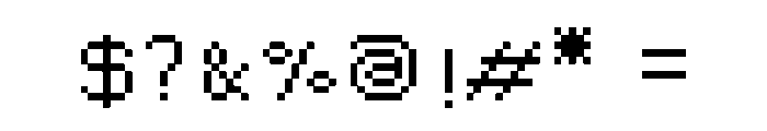MKR17 Font OTHER CHARS