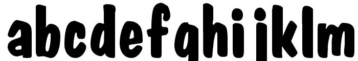 MktBold Plain: Font LOWERCASE