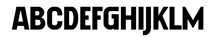Mlatfy Font UPPERCASE
