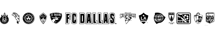 MLS WEST Font LOWERCASE