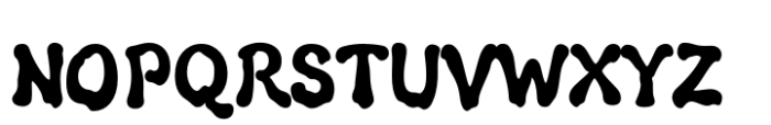 ML Chocolate Melt Font UPPERCASE