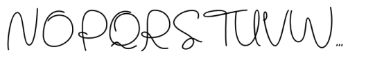 MLF Bloom Single Line OTF-SVG Font UPPERCASE