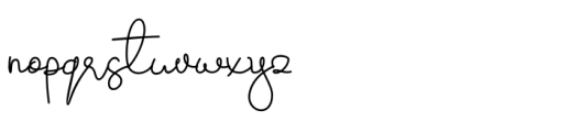MLF Bloom Single Line OTF-SVG Font LOWERCASE