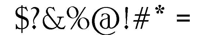 MLS 2013 Font OTHER CHARS
