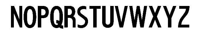 MLS 2013 Font UPPERCASE