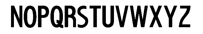 MLS 2013 Font LOWERCASE