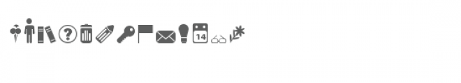 ml blog icons dingbats Font LOWERCASE