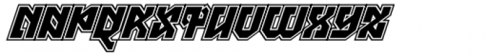 MMC Grafik Black Oblique Font UPPERCASE