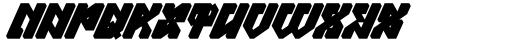 MMC Grafik Block 1 Oblique Font UPPERCASE