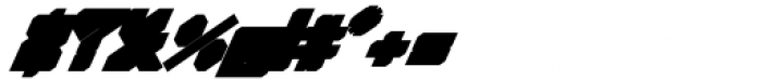 MMC Grafik Block 2 Bold Oblique Font OTHER CHARS