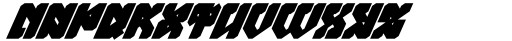 MMC Grafik Block 2 Oblique Font UPPERCASE