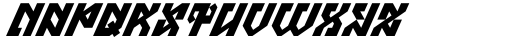 MMC Grafik Bold Oblique Font UPPERCASE