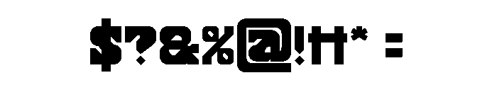 Mnemonic Core Bold Font OTHER CHARS