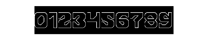 Mnemonic Core-Hollow-Inverse Font OTHER CHARS
