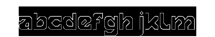 Mnemonic Core-Hollow-Inverse FONT