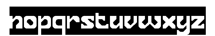 Mnemonic Core-Inverse Font LOWERCASE