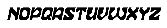 Mnemonic Core Italic Font UPPERCASE