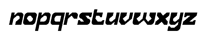 Mnemonic Core Italic Font LOWERCASE