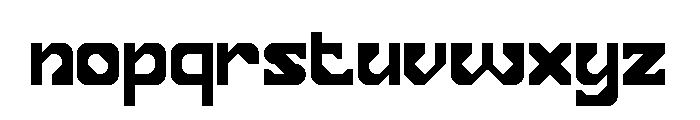 Mnemonic Core Font LOWERCASE