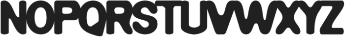 MN Brutaze Blurred otf (400) Font UPPERCASE
